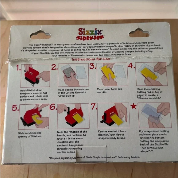 NIB Sizzix Sidekick Starter Kit - Picture 3 of 5